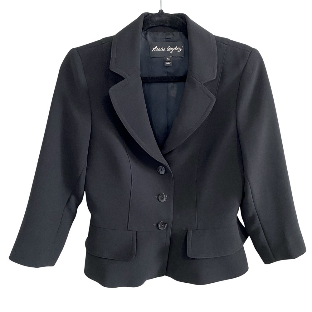 Sandra Augelazzi - 3 Button Fitted Jacket - 34